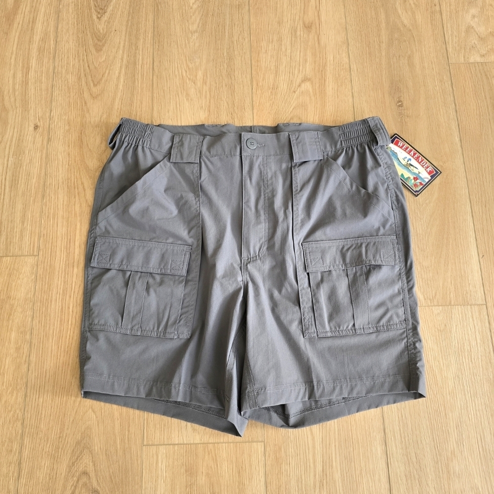 Weekender Men's Charcoal Cargo Shorts Size 38 NWT